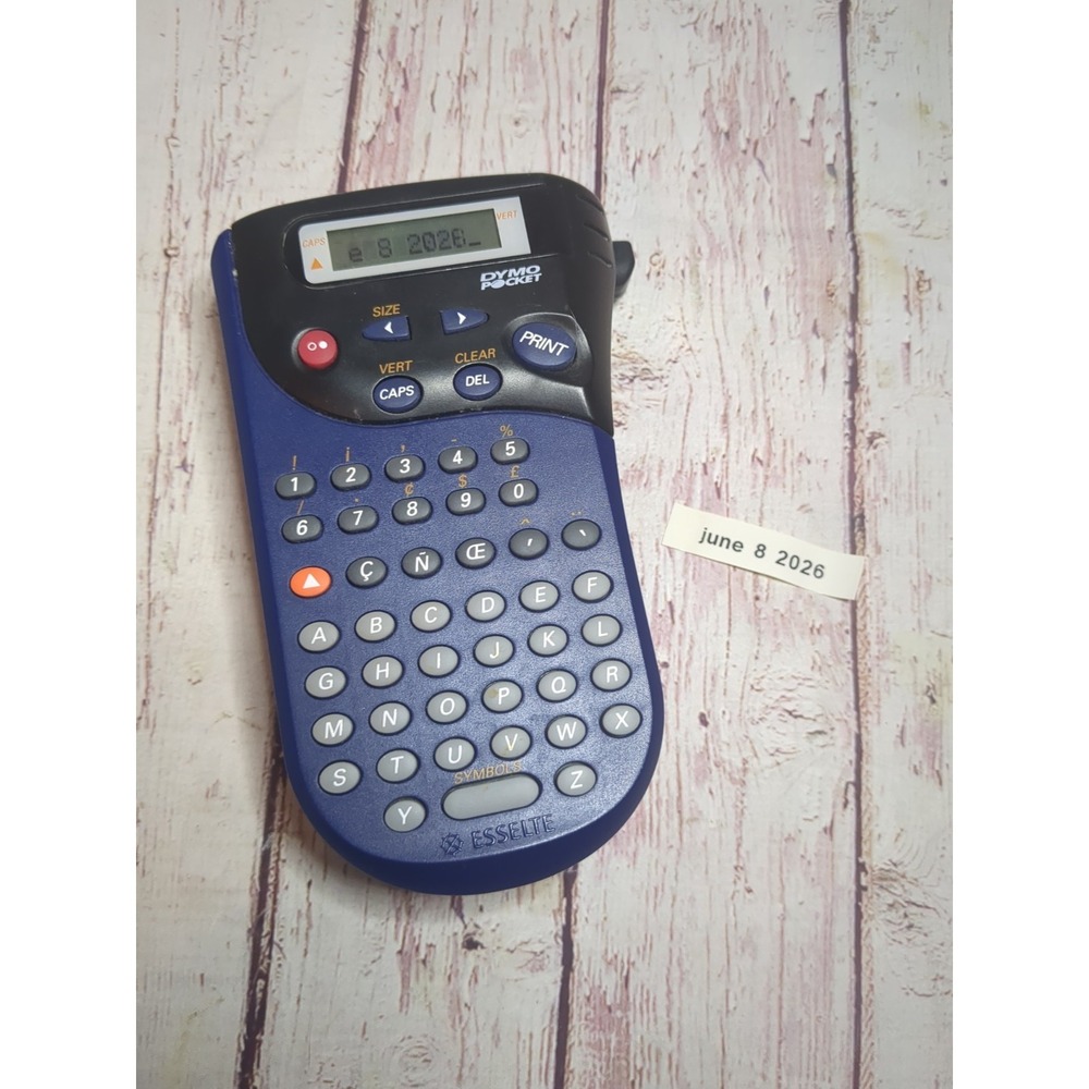 Vintage‎ Dymo Pocket Label Maker - Esselte - Working Condition